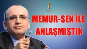 MEMUR SEN'le anlaşmıştık
