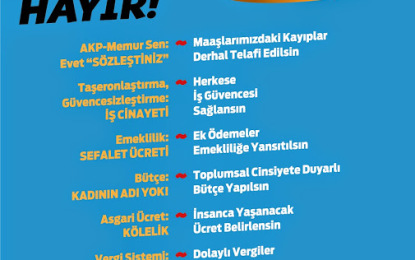 Halkçı Bütçe, Demokratik Türkiye!