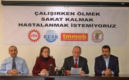 Öneriler kabul edilmeyince ‘Ulusal İş Sağlığı ve Güvenliği Konseyi’ toplantısını terk ettiler.