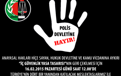 İç Güvenlik Yasası’na karşı TBMM önünde açıklama yaptılar