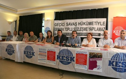 KESK: Toplu Sözleşme Ertelensin