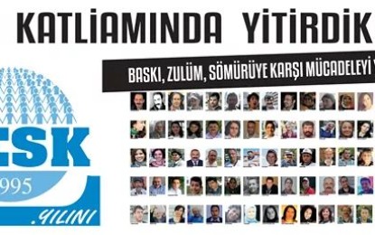 KESK, Kuruluşunun 20. Yılını 10 Ekim Katliamında Katledilenlere Adadı