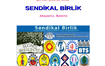 Sendikal Birlik tanıtım broşürü
