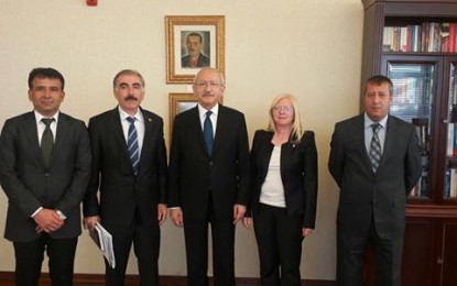 Eğitim Sen MYK Üyeleri CHP’yi Ziyaret Etti