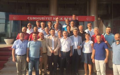 Eğitim Sen’den CHP’ye geçmiş olsun ziyareti